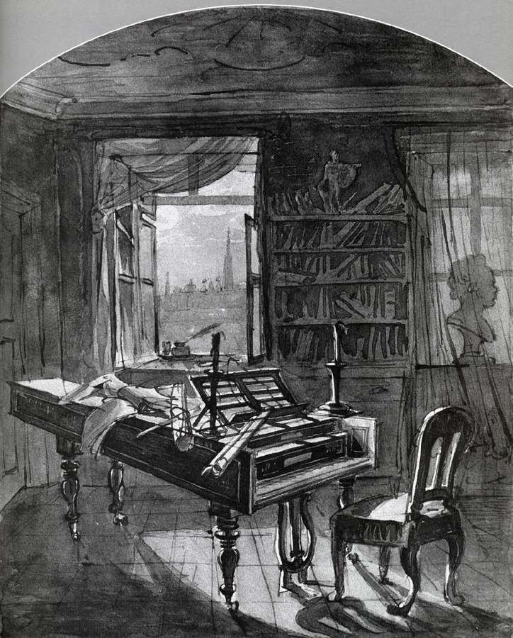 Beethoven's Room by HOECHLE, Johann Nepomuk