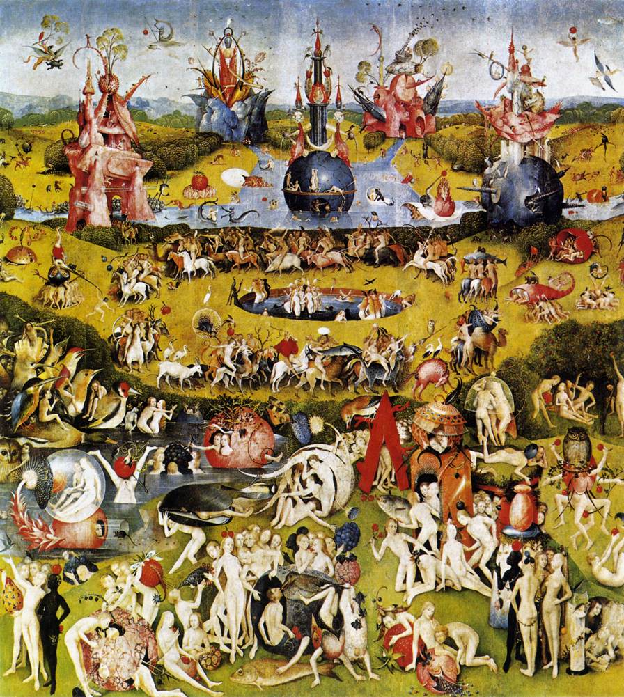 Triptych of Garden of Earthly Delights (central panel) by