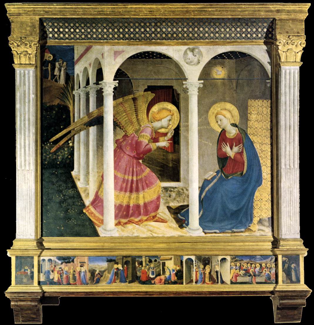 Annunciation by ANGELICO, Fra