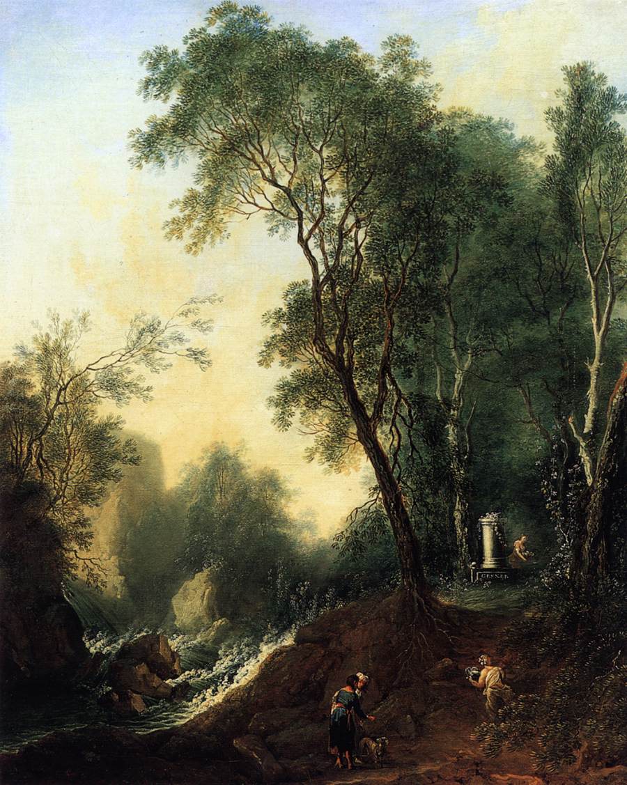 Landscape with Gessner's Tomb by