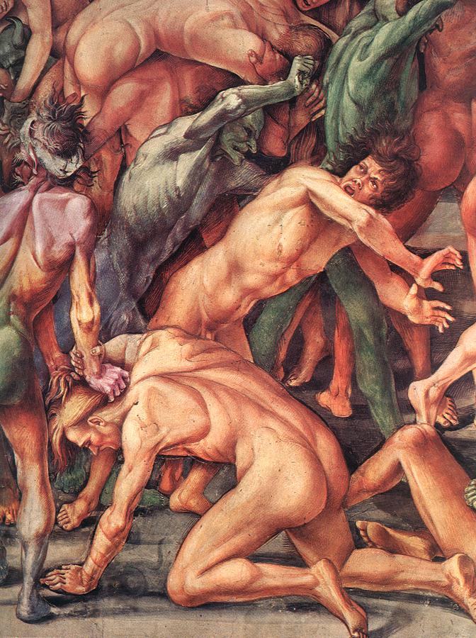 The Damned (detail) by SIGNORELLI, Luca