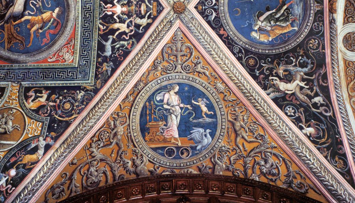 Ceiling decoration (detail) by