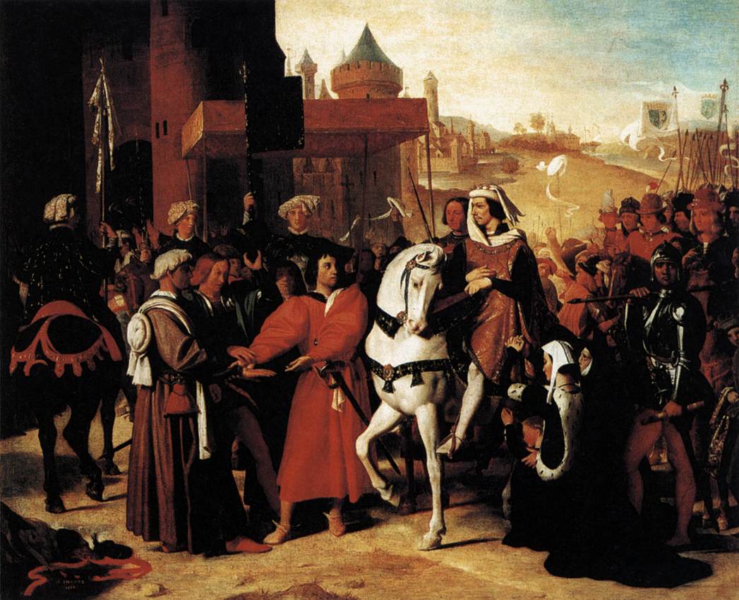 The Entry of the Future Charles V into Paris in 1358 by