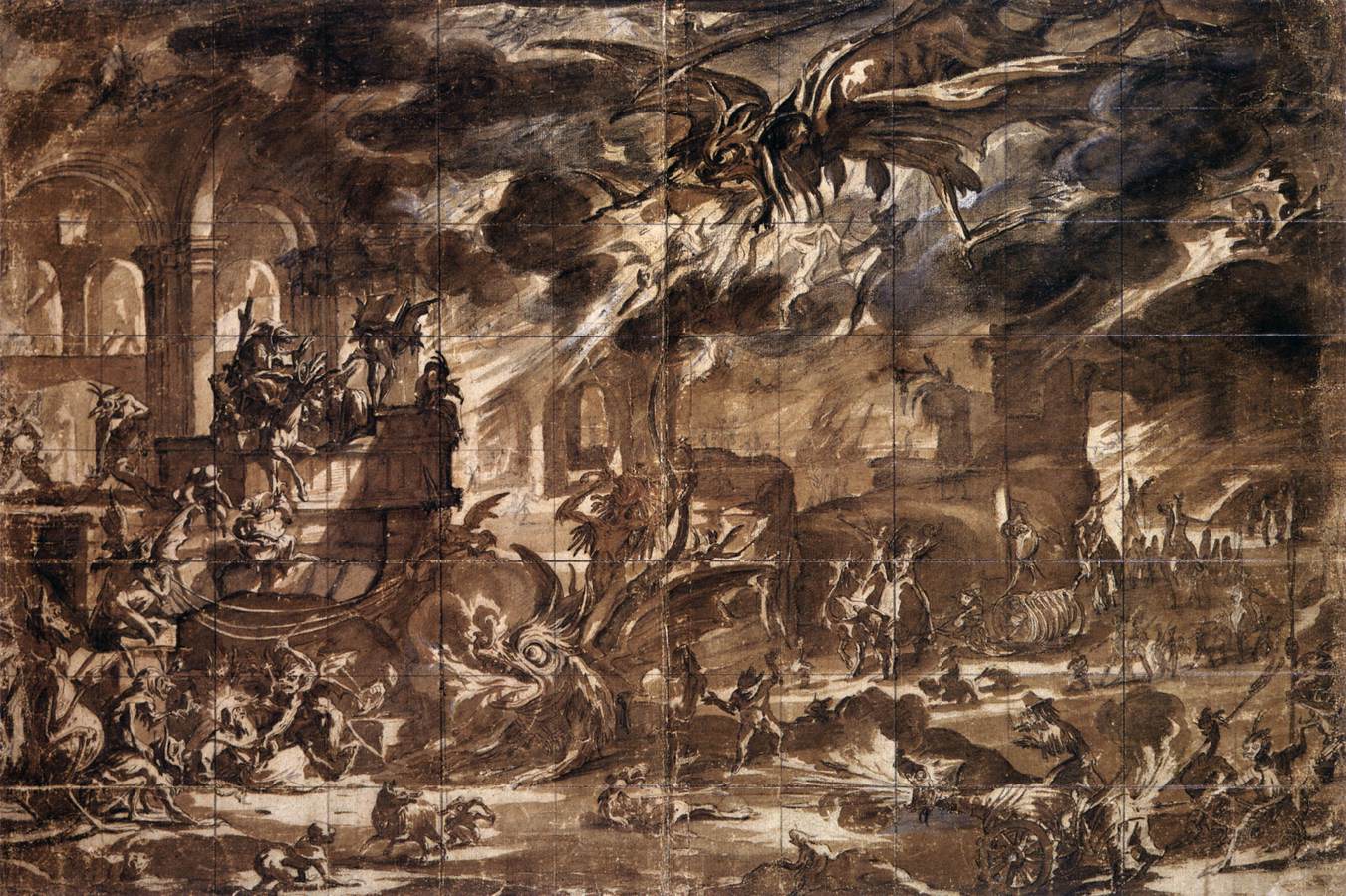 Temptation of St Anthony by CALLOT, Jacques