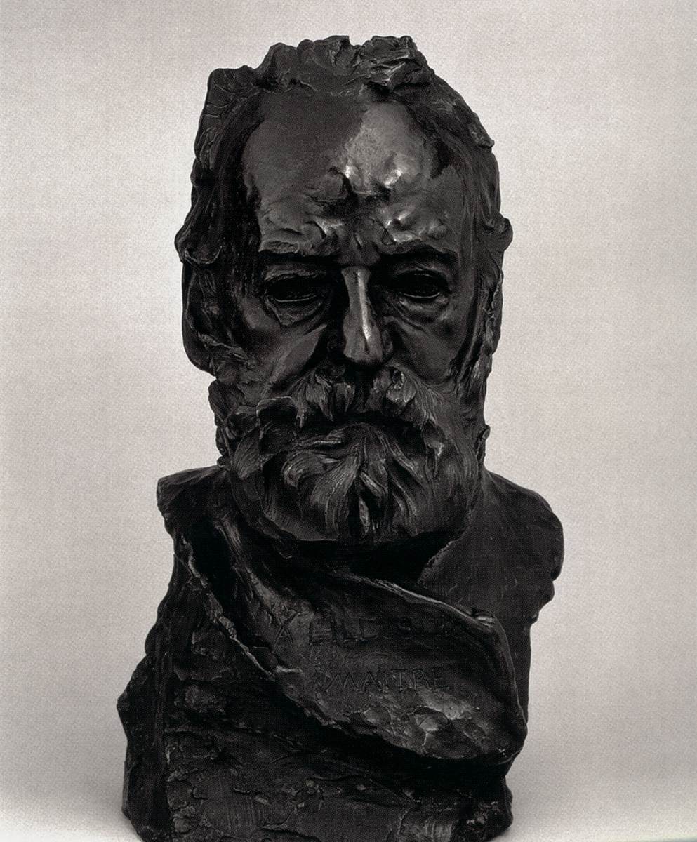 Bust of Victor Hugo with Modeled Base by RODIN, Auguste