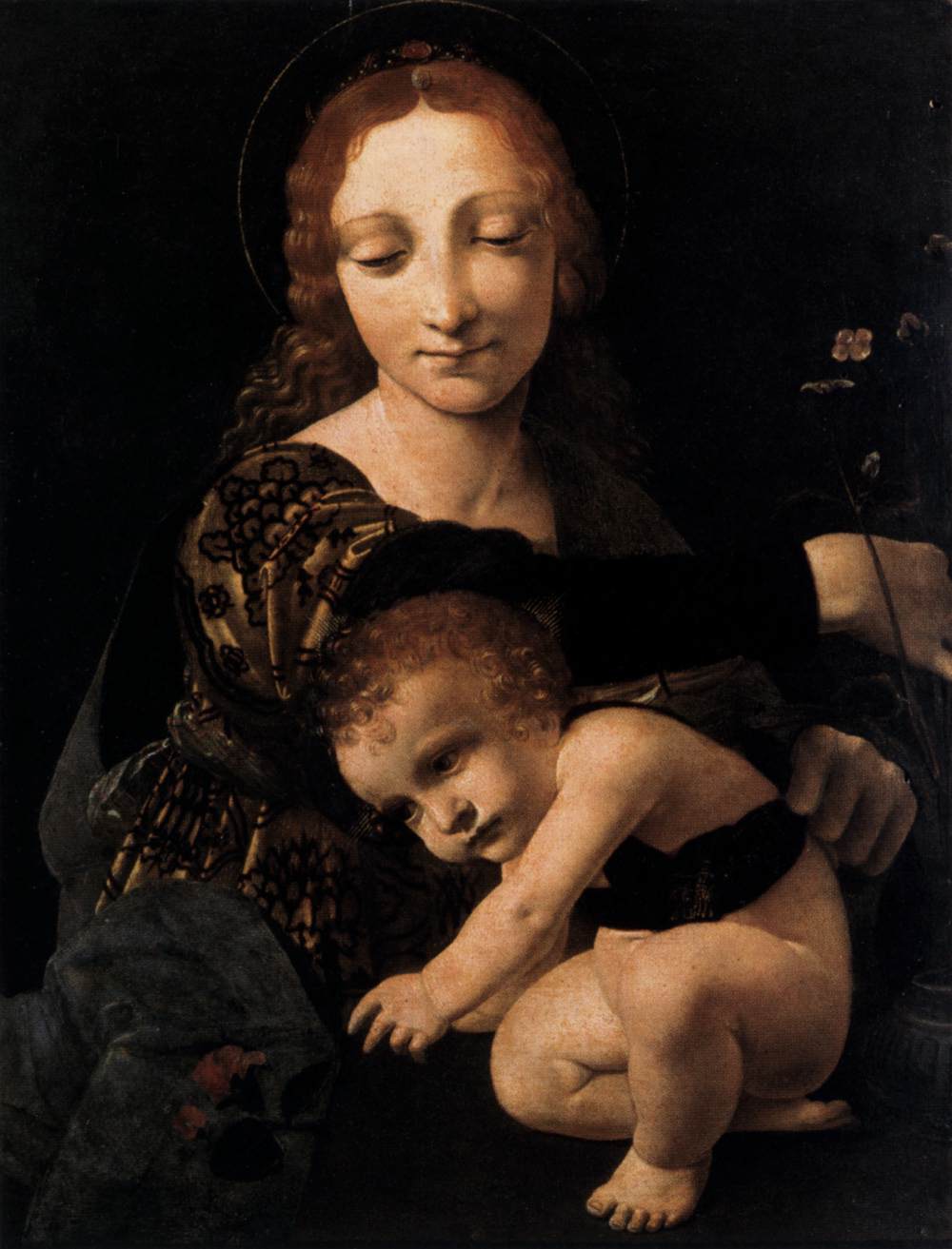 Virgin and Child with a Flower Vase by BOLTRAFFIO, Giovanni Antonio