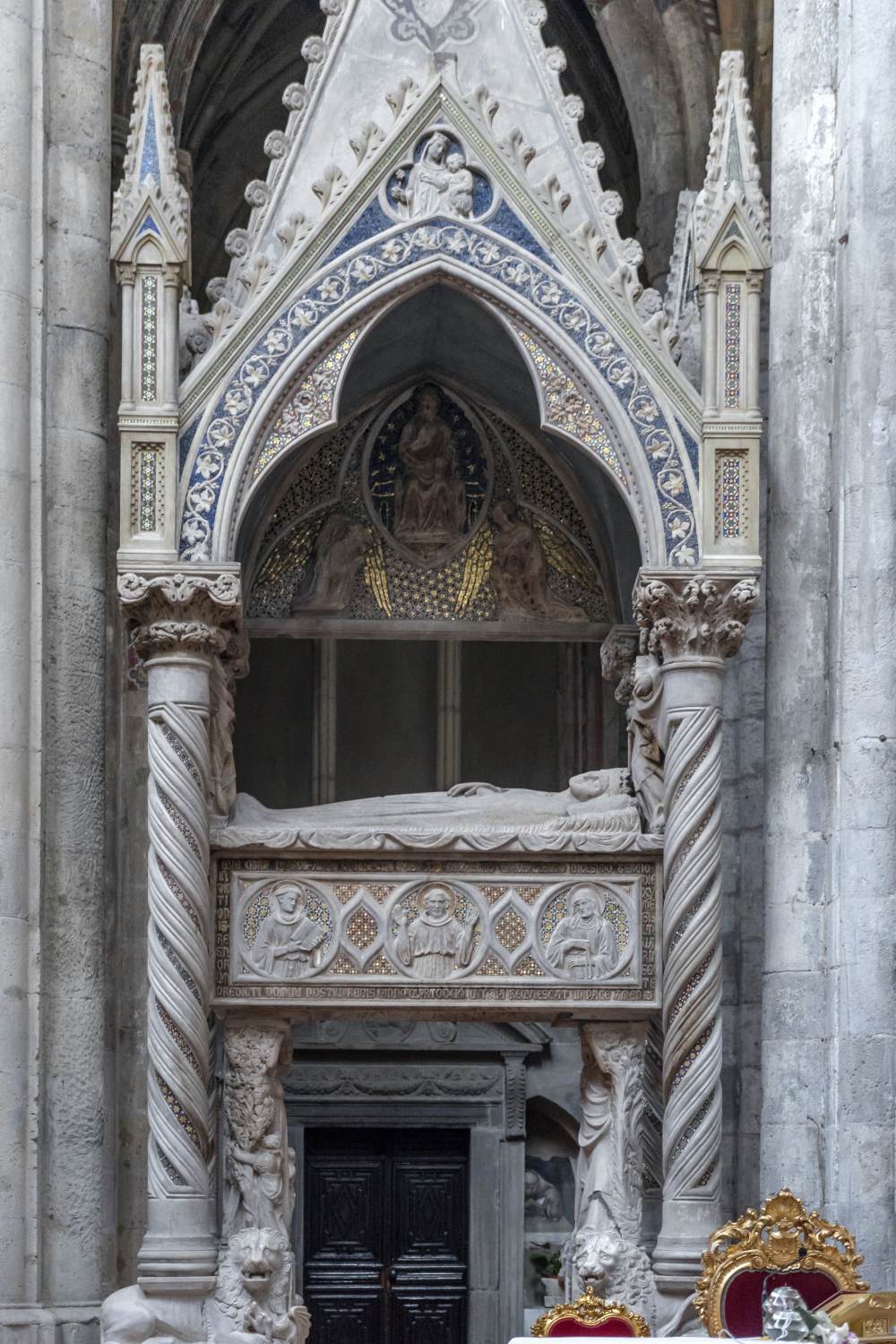 Tomb of Catherine of Austria by TINO DI CAMAINO