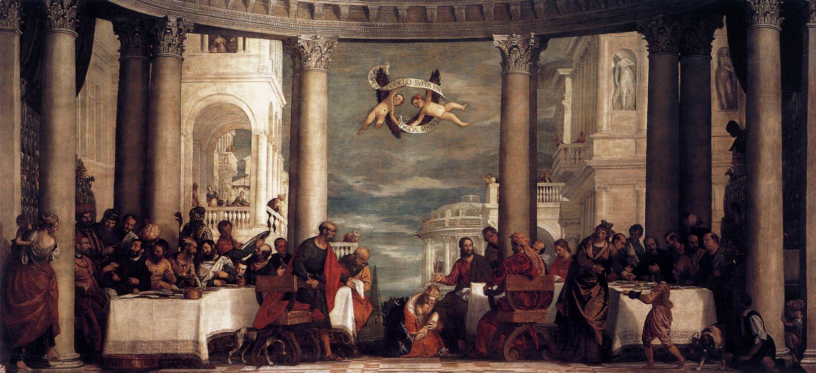 Feast at the House of Simon by VERONESE, Paolo