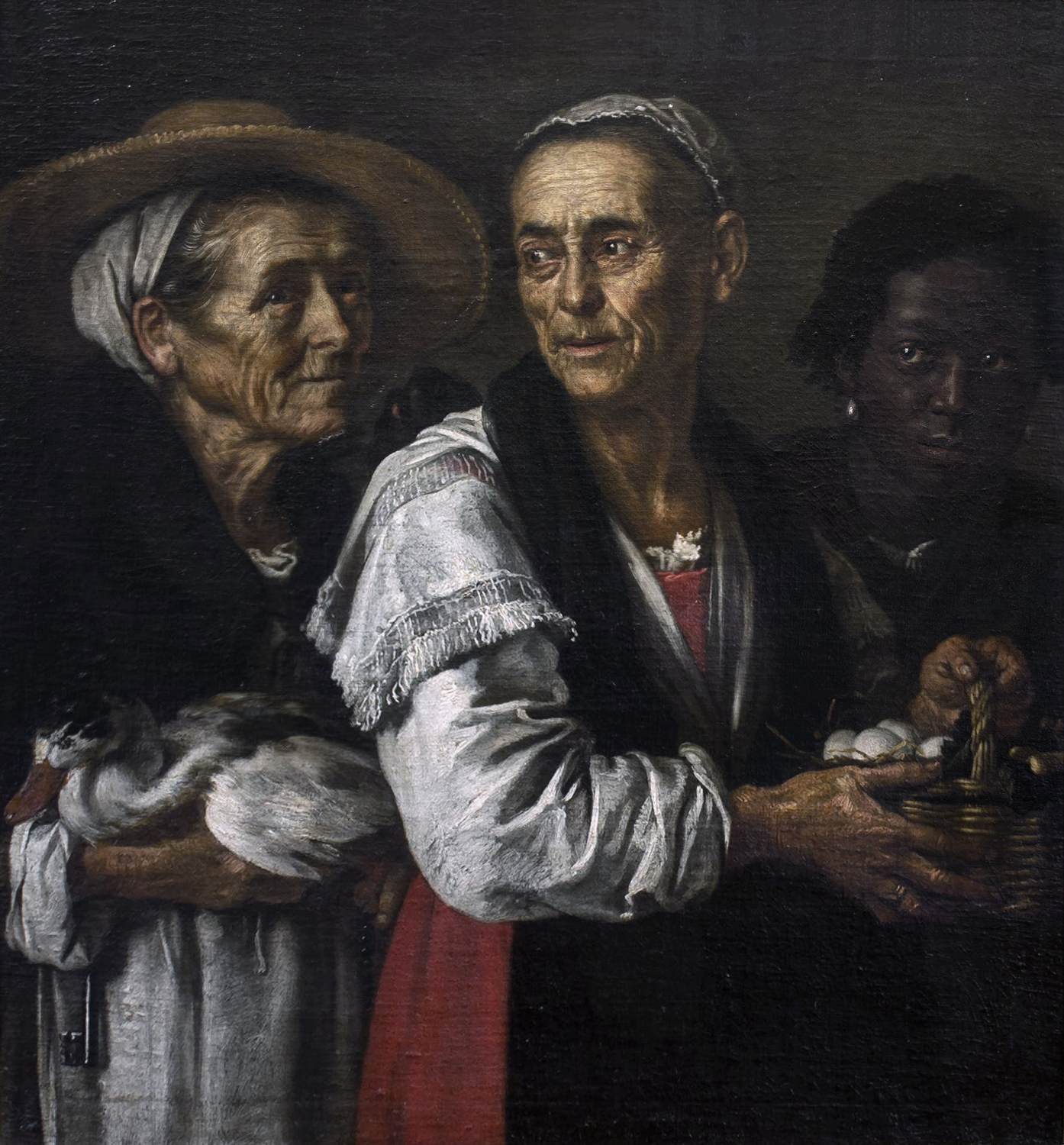 Two Old Women and a Servant by SUSTERMANS, Justus