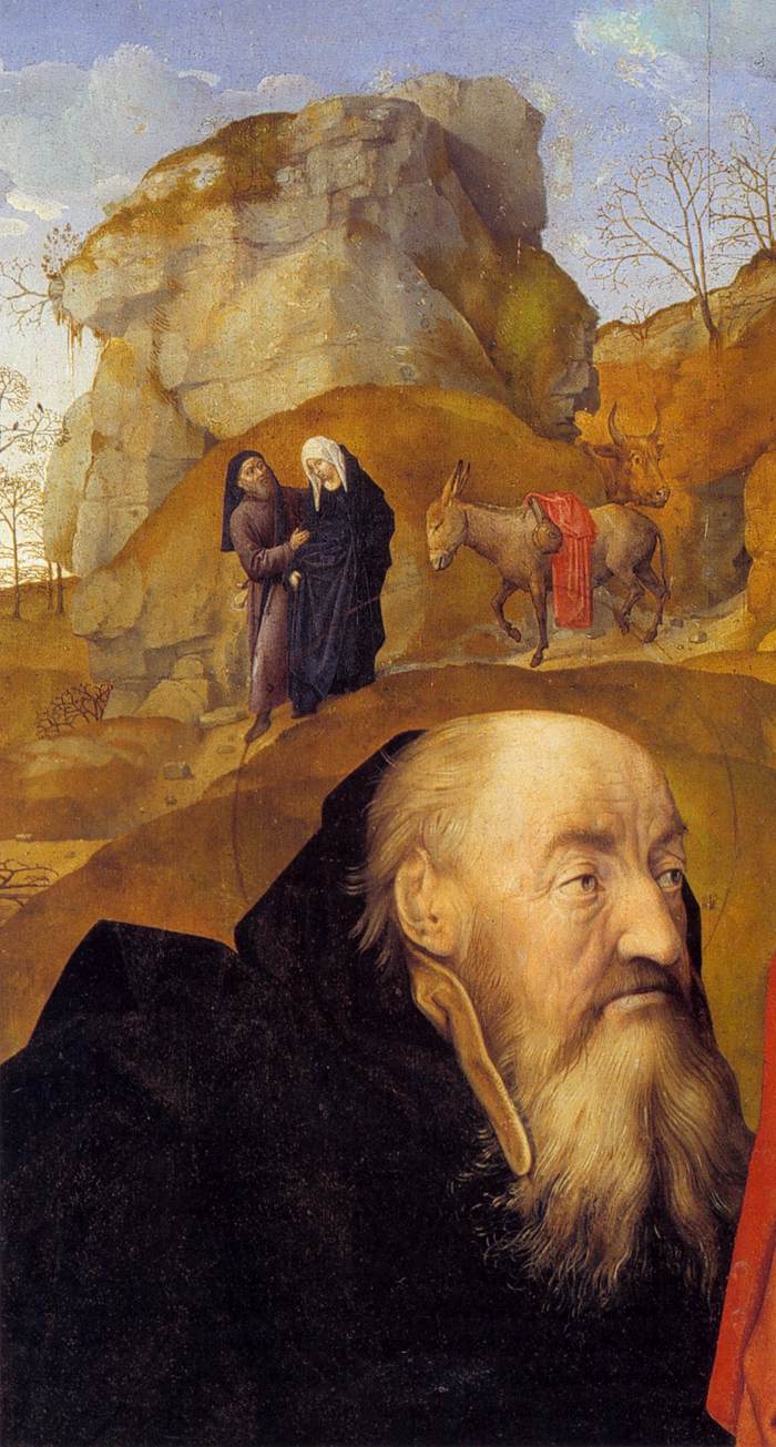 Sts Anthony and Thomas with Tommaso Portinari (detail) by