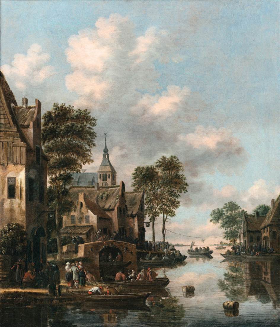 River Landscape by HEEREMANS, Thomas