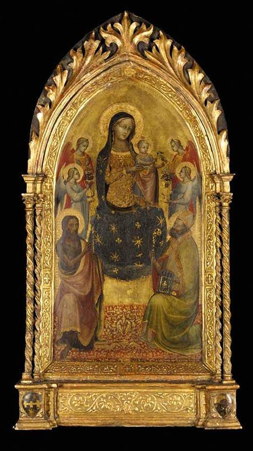 Madonna and Child Enthroned by LIPPO D'ANDREA DI LIPPO