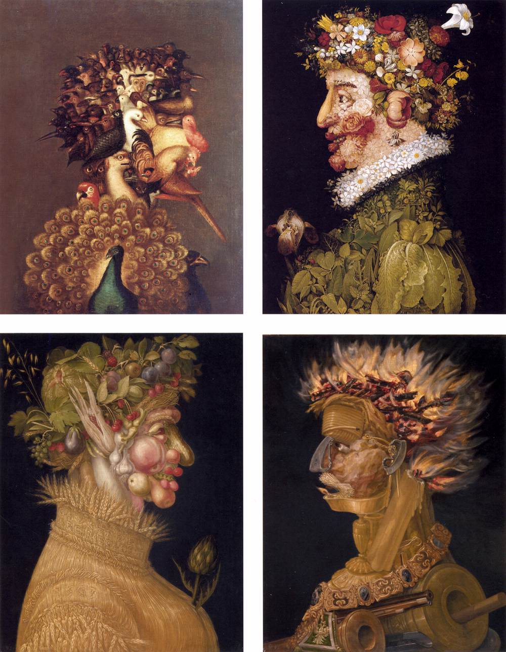 Pairs of Allegories by ARCIMBOLDO, Giuseppe