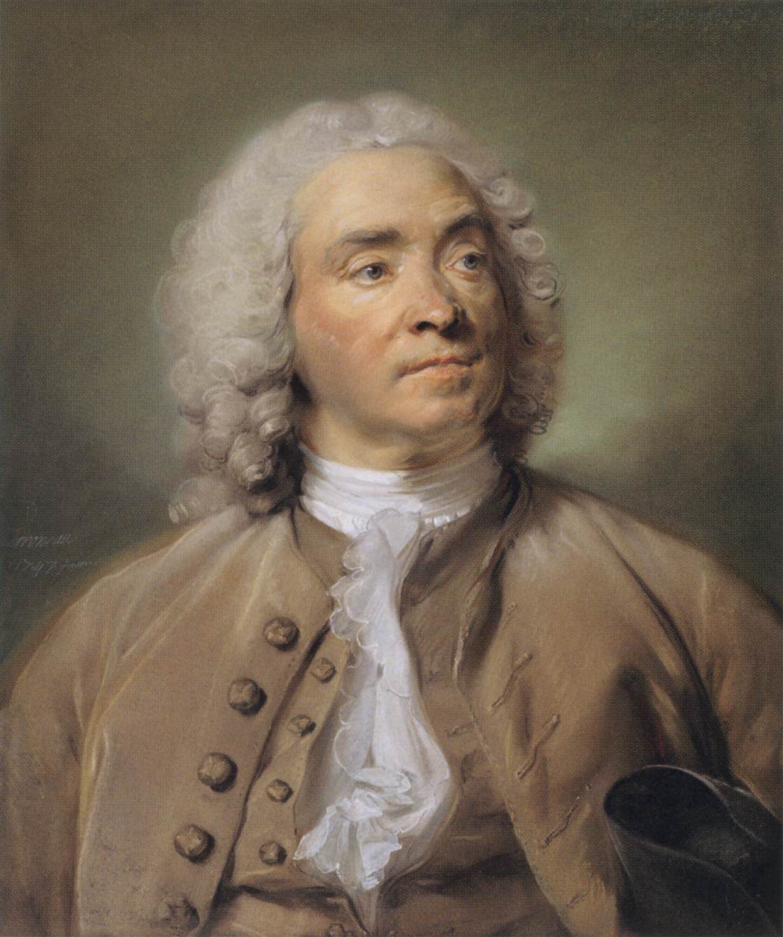 Portrait of Gabriel Huquier by PERRONNEAU, Jean-Baptiste