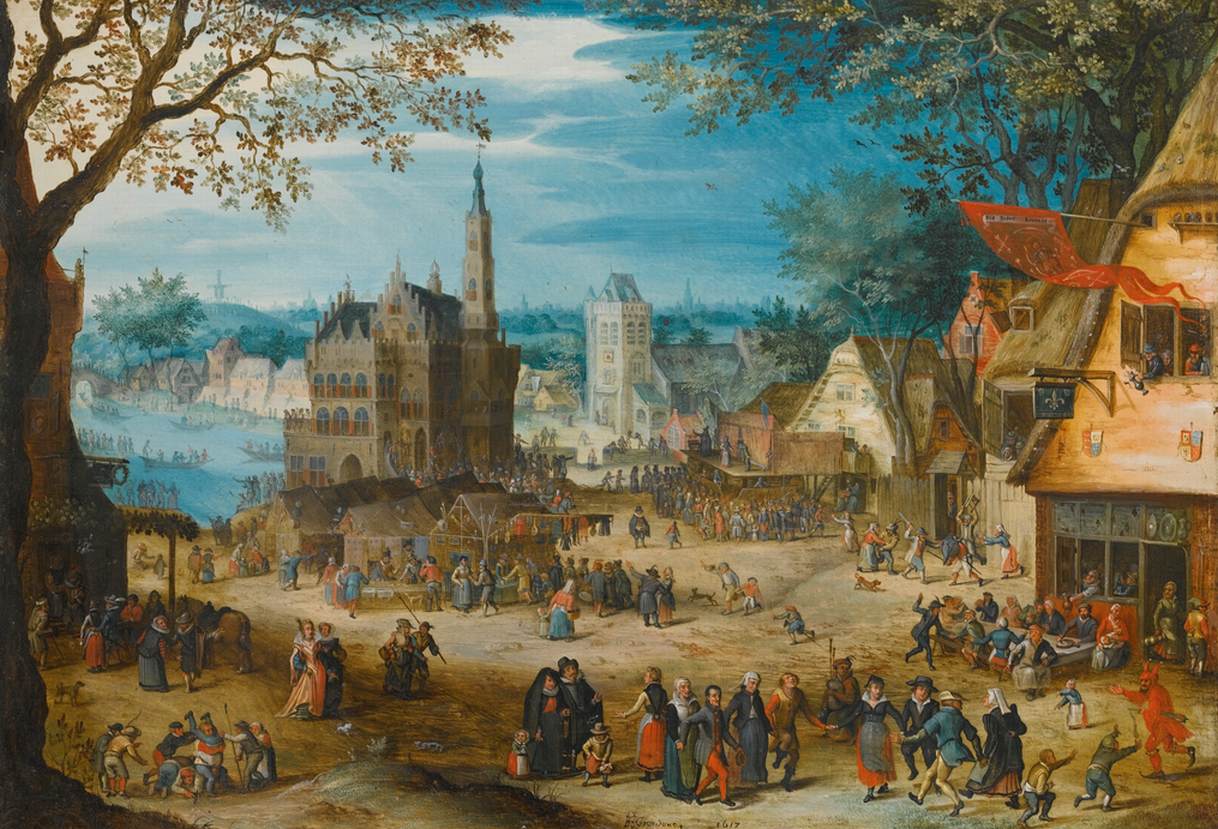 Kermesse of Oudenarde by GRONDONCK, Bartholomeus