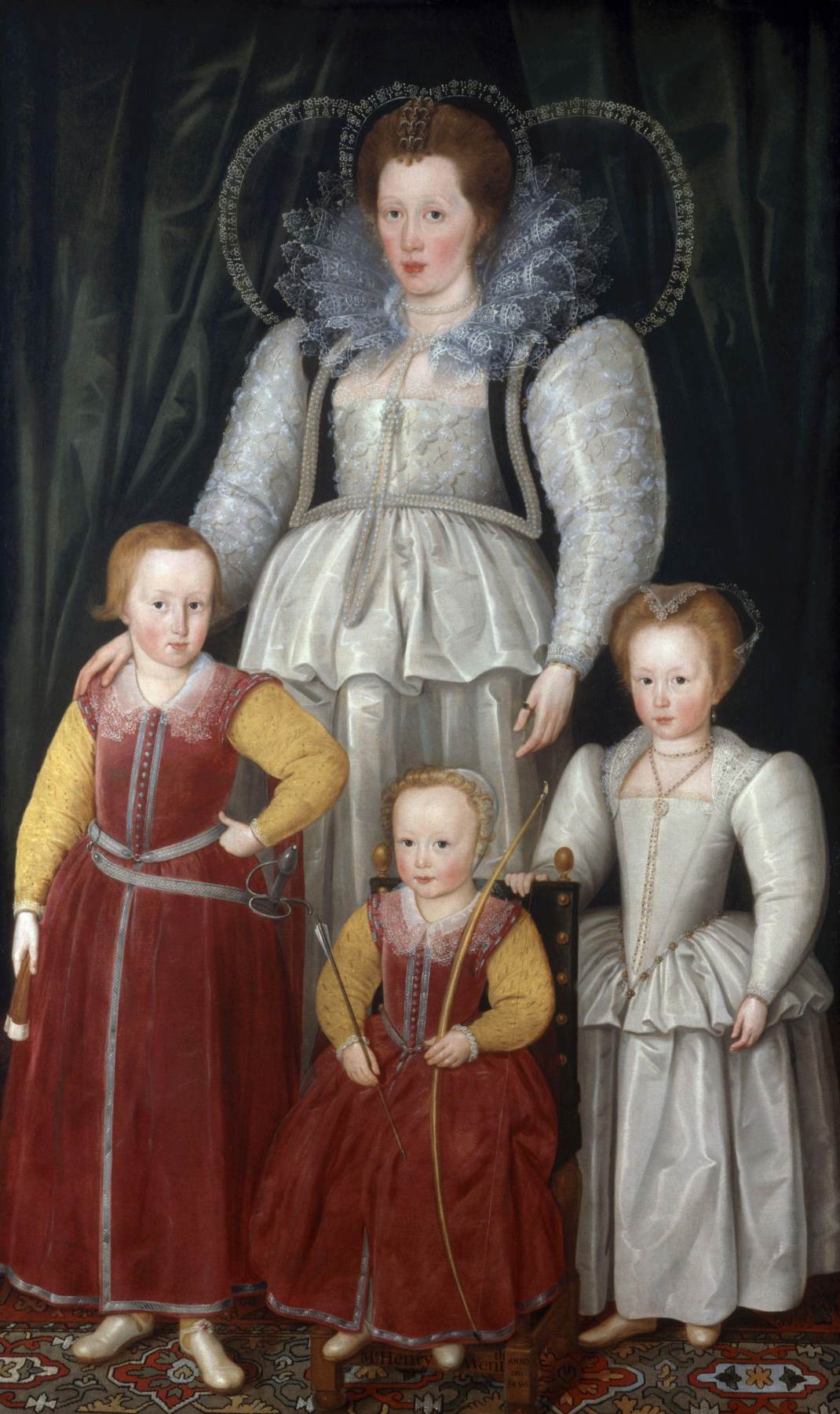 Anne, Lady Pope with her Children by