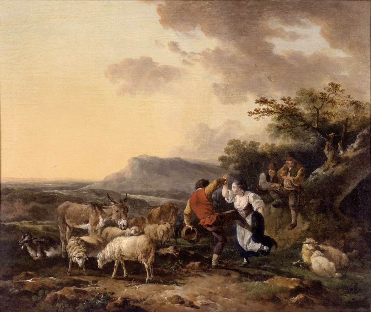 Shepherd and Shepherdess Dancing by LOUTHERBOURG, Philip Jacques de