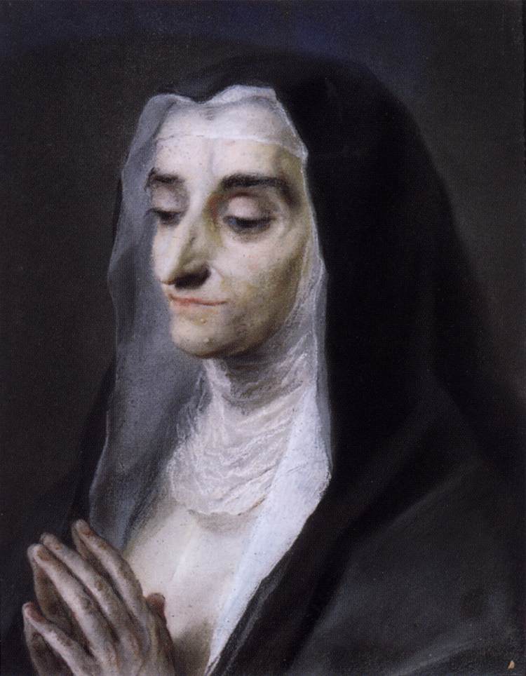 Portrait of Sister Maria Caterina by CARRIERA, Rosalba